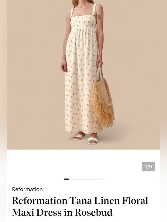Reformation Dresses & Skirts - Reformation Tana Linen Floral Maxi Dress - Size S